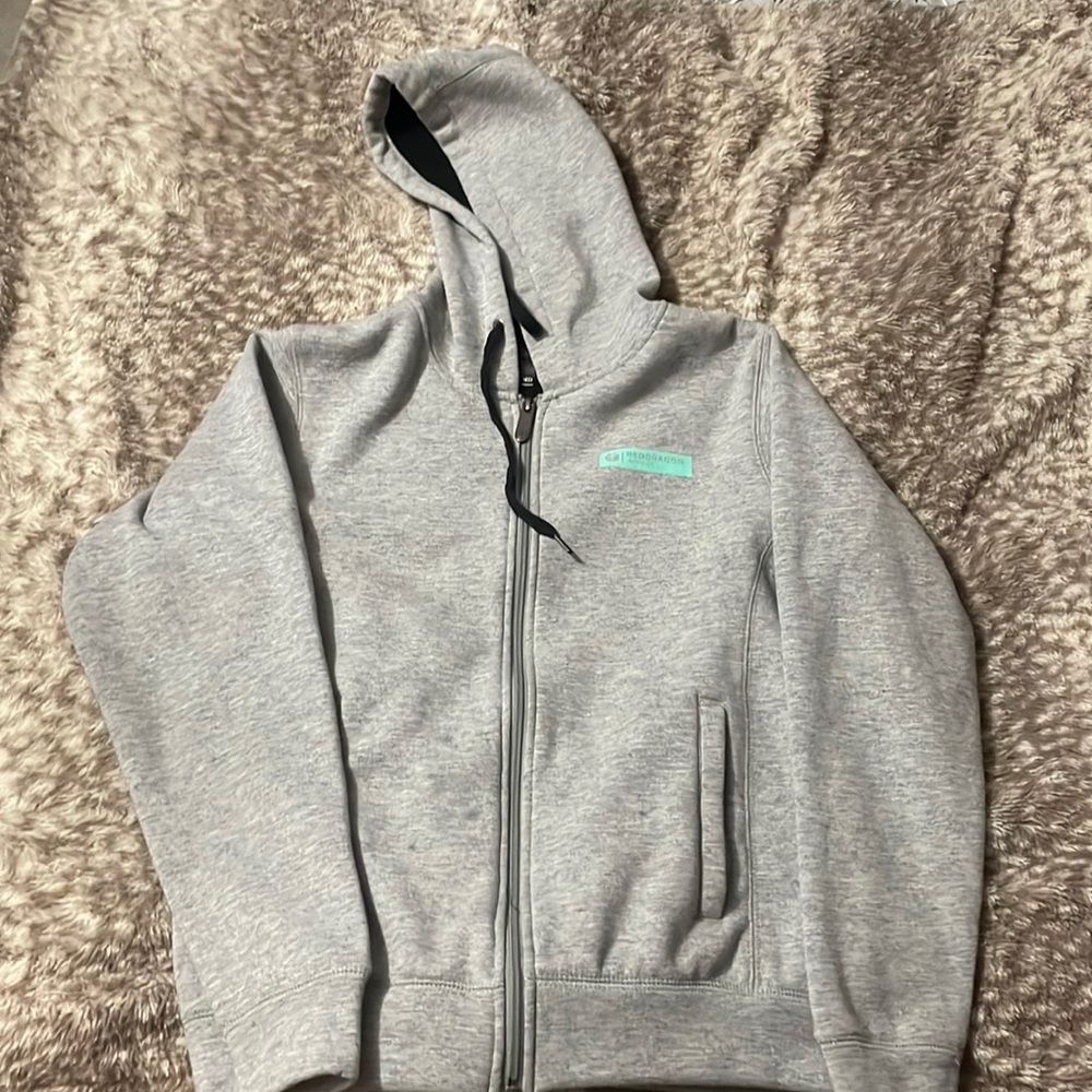 Women’s red dragon zip up
